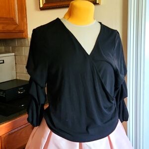 Lily Star Long Sleeved Black Shirt XL